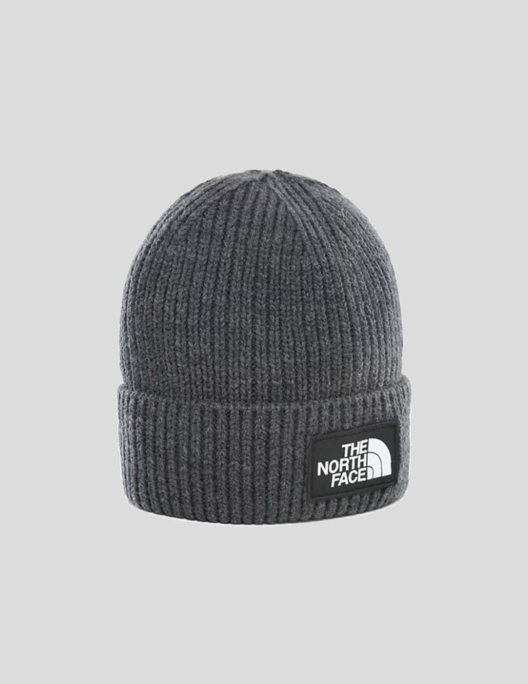 Warm THE NORTH FACE logo box cuf beanie tnf grigio medio